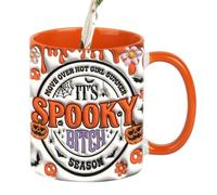 Tasses À Café Halloween - Mug Fantaisie Halloween | Tasse Céramique Déco Pour Maison Cuisine Fête Automne Cadeau Amoureux Fêtes Hommes Femmes Collègues