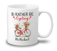 Tasses À Café Je Préférerais Faire Du Vélo Tasse À Café En Porcelaine Humour Tasses À Thé Pour Collègue Décorer 330Ml