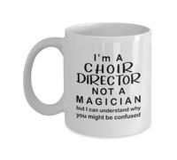 Tasses À Café Je suis Chef De Chœur pour des Chorales D'Église, Directeur Musical, Chef D'Orchestre Professionnel, Chef De Chœur Et Membre d'une Tasse Café Tasse À Thé Vintage pour 330ML