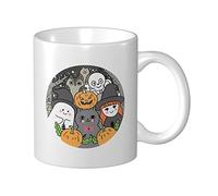 Tasses À Café Joyeux Halloween Mug Céramique Personnalisable Imprimé Tasses De Petit Déjeuner, Pour Fête Des Mères, Stagiaire, Anniversaire, 330ml