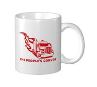 Tasses À Café Le Convoi Du Peuple Mug Céramique Avec Poignée Imprimé Tasse À Café Rétro, Pour Anniversaire, Collègue De Travail, Fête Des Mères, 330ml