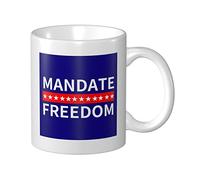 Tasses À Café Mandat De Liberté Mug Céramique Personnalisé Imprimé Tasses À Thé, Pour Fête Des Mères, Femme, Collègue De Travail, 330ml