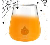 Tasses À Café - Masse Fantôme Halloween En Verre En Verre Ludique, Masse De Vin Généreuse À Capacité | Verbe Pour L'automne Gathering Bar Cocktail Party Holiday Decor Decor Seasonal Celebration Thème