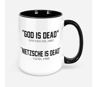 Tasses À Café Nietzsche, Dieu Est Mort, Philosophie Drôle, Philosophe, Christianisme Mugs Vintage Tasse À Thé Drôle Tasse Café pour Travail Familiale Collègue 330Ml