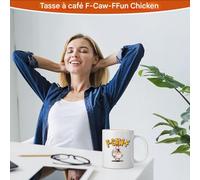 Tasses À Café Originales Et Amusantes - Mug En Céramique 325 Ml À Thème Poulet Drôle,Mug Coq Pour Chocolat Chaud Et Lait - Pour Café Thé Lait Chocolat Chaud Cadeau Anniversaire Pour Hommes Et