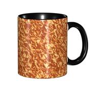 Tasses À Café Papier Numérique De Luxe Or Et Cuivre Élégants Saint Valentin Mug Pratiques Souvenir Tasse en Céramique 11Oz