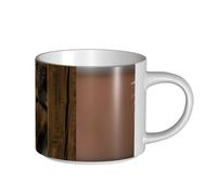 Tasses à café, petit-déjeuner, lait d'avoine, thé, grande tasse en céramique, chiens Rough Collie Lassie, gros chiens duveteux, animaux de compagnie,Blanc,Taille unique