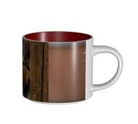 Tasses à café, petit-déjeuner, lait d'avoine, thé, grande tasse en céramique, chiens Rough Collie Lassie, gros chiens duveteux, animaux de compagnie,Rouge,Taille unique