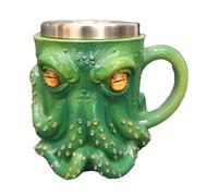 Tasses à café pieuvre - Résine, tasse de pieuvre créature des océans d'une fabrication exquise | Tasse à bière sur le thème de Cthulhu pour Cappuccino Latte Soupe au lait Eau Jus Bière Vin Whisky