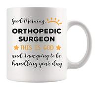 Tasses À Café Prière du Matin pour Dieu, Foi, Chirurgien Orthopédique, Soins De Santé, Étudiant en Médecine, Docteur, Jésus Mugs Personnalisée Tasse À Thé Vintage Tasse Café pour Familiale 330ML