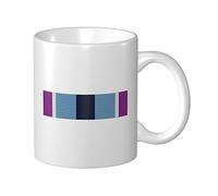 Tasses À Café Ruban De La Médaille Du Service Humanitaire Mug Céramique Drôle Imprimé Tasses À Céramique, Pour Collègue De Travail, Anniversaire, Homme, 330ml