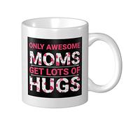 Tasses À Café Seules Les Mamans Géniales Reçoivent Beaucoup De Câlins Mug Céramique Imprimé Drôle Tasses À Céramique, Pour Anniversaire, Fête Des Mères, Homme, 330ml