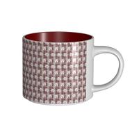 Tasses à café, tasse à lait d'avoine, tasse à thé, tasse en céramique, grande taille, tous mes amis sont des Westies,Rouge,Taille unique