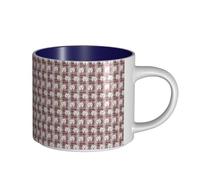 Tasses à café, tasse à lait d'avoine, tasse à thé, tasse en céramique, grande taille, tous mes amis sont des Westies,Bleu marine,Taille unique