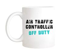 Tasses À Café Traffic Controller Flight Controller ATC ATC Off Duty Tasse Personnalisable Drôle Tasse À Thé Idéal Tasse Café pour Collègue Couple Travail 330ML