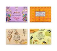 Tasses à Charbon avec 5 g de résine d'encens - Mystère Sacré - Heavy Cleaning & Discharge, Nag Champa, Unlock, Palo Santo & White Sage - 4 Lot de 6 unités