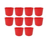 Tasses à eau pour poules, mangeoire pour perroquet, 8,9 x 8,9 x 6,9 cm, résistante aux intempéries, tasse à suspendre pour nourriture et eau pour poulailler, matériau ABS durable