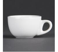 Tasses à espresso blanches 85 ml - lot de 12 - porcelaine Olympia