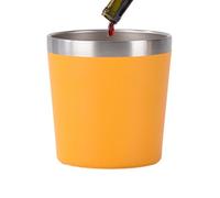 Tasses à isolées sous vide - Tasses à thé en acier inoxydable - Verres à liqueur isolés - Réutilisables, lavables au lave-vaisselle - Tasses à empilables à double paroi - Pour le