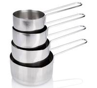 Tasses à mesurer de cuisine en acier 4 pièces.