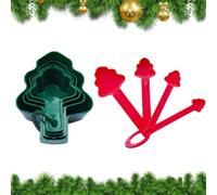 Tasses À Mesurer Empilables En Forme De Sapin Noël 8 pièces précises forme | Set de Mesure Cuisine Précis Pour Pâtisserie Et Cuisine Maison, Alimentation, Fêtes,