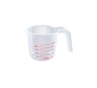 Tasses à mesurer en plastique 250/500/1000ML avec poignée épaissie-bécher gradué for une mesure précise du liquide(250mlx1PCS)