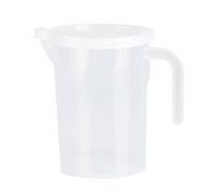 Tasses à Mesurer en Plastique Outil de Mesure de Tasse Transparente Poignée Inclinée avec Couvercle Accessoires de Cuisson de Cuisine 500 Ml / 1000 Ml （500 Ml）(500ML)