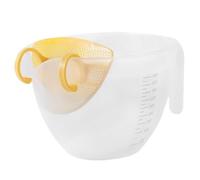 Tasses à mesurer en polypropylène - Entonnoir de 1000 ml - Outil de cuisine multifonction avec déflecteur pour le lavage du riz, la préparation de la cuisson et l'efficacité de la cuisson