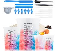 Tasses à mesurer en silicone avec bec verseur et accessoires Vendos85