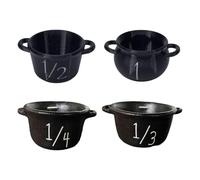Tasses à mesurer mystiques pour Halloween, chaudron sur le thème des sorcières, essentiels pour recettes de courants d'air, fournitures de fête et festival, cuillères à mesurer pour chaudron