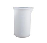 Tasses à mesurer polyvalentes en silicone de 120 ml - Accessoire pour mélange de résine époxy et peinture - Design robuste et flexible - Fournitures d'expérimentation en laboratoire