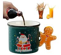 Tasses à petit homme en pain de pan, tasse à café en pan de, tasse à thé en céramique avec petit homme de pain de 350 ml, Paire de tasses de boisson créatives avec poignée de pan de, jolies tasses