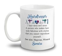 Tasses À Thé Coiffeur Une Personne Qui Rend Les Cheveux Fabuleux Tasse Céramique Avec Poignée Tasses En Porcelaine Pour Maman Décorer 330Ml