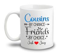 Tasses À Thé Cousins Par Hasard Tasse En Céramique Café Avec Poignée Tasses À Café Pour Anniversaire Amies 330Ml