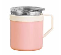 Tasses à thé en acier inoxydable - Verres d'eau étanches avec couvercle pour café - Pour homme et femme - Pour maison, cuisine, bureau, bar, anniversaire, Noël