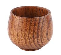 Tasses à thé en bois, tasse à café en bois naturel, verres à whisky en bois, tasse à thé japonaise solide pour boire du vin, du lait, du café (Small cups)