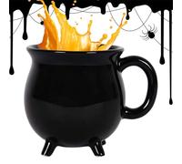 Tasses à thé en céramique sorcières Tasses à thé Halloween Grand récipient pour boissons chaudes et froides Latte Cappuccino Maison Bureau Fête Anniversaire