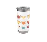 Tasses à thé et théière Gobelet isotherme en acier inoxydable double paroi