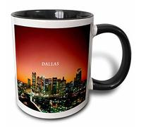 Tasses À Thé Humoristique Tasses À Café 330Ml, Dallas, Texas Tasse En Céramique Café Aquarelle Pour Thé Maman Amies