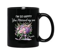 Tasses À Thé Je Suis Si Heureuse Que Tu Aies Soigné Mon Fils Tasse À Café En Porcelaine Avec Poignée Tasses En Porcelaine Pour Amies Femme 330Ml