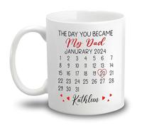 Tasses À Thé Le Jour Où Tu Es Devenu Mon Père Tasse En Céramique Café Humour Tasses À Café Pour Maman Décorer 330Ml