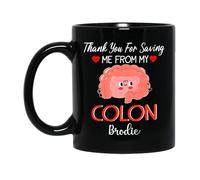 Tasses À Thé Merci De M'Avoir Sauvé De Mon Côlon Tasse À Café En Porcelaine Personnalisée Tasses En Porcelaine Pour Collègue Maman 330Ml