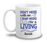 Tasses À Thé Ne Me Dérange Pas, Je Casse Des Cous Pour Gagner Ma Vie. Tasse Personnalisée Tasses En Porcelaine Pour Décorer Homme 330Ml