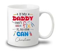 Tasses À Thé Si Mon Père Le Fait, Personne Ne Le Peut Tasse Aquarelle Tasses À Café Pour Maman Décorer 330Ml