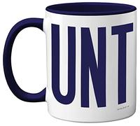 Tasses amusantes pour homme et femme - Tasse C unt - Slogan sarcastique amusant pour collègues de travail, C*nt Crude Rude fantaisie, blague, cadeau d'anniversaire pour amis, 325 ml, tasses en