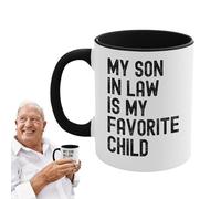 Tasses amusantes pour hommes, beau-fils - Grand calibre - 350 ml - Tasses à thé à thème, pour garçons et filles - amateurs de thé au lait, anniversaires, vacances, fête des mères, fête des pères