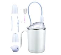 Tasses anti-déversement pour adultes, tasse pour ajuster la dysphagie - Verre anti-fuite avec paille pour patients handicapés,Tasses de dysphagie pour patients handicapés pour porridge, zup