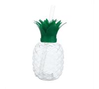 Tasses d'ananas avec des pailles à boire, Tropical Hawaiian Luau Décorations et Plage Piscine Thème Party Favors pour Enfants Adultes-Ananas Tasses pour Anniversaire, Hawaïen sur le thème Party & More