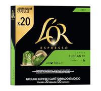 Tasses De Café | Pack de tasses à café Lungo Elegante Advantage 20 pièces | Lungo Elegante Coffee Cups Value Pack 20 Pieces | Poids Total 104 grams