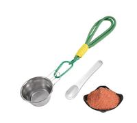 Tasses de camping en acier inoxydable - légères de 50 ml, structure avec surfaces satinées, structure résistante à la rouille, design thermique réutilisable | battements, expéditions de randonnée